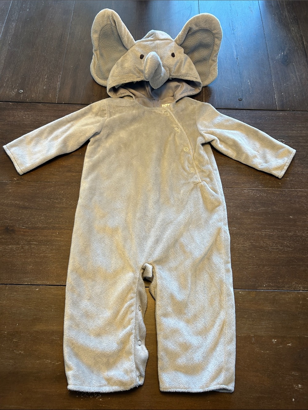 Pottery Barn Kids Gray Plush Baby Elephant Halloween Costume